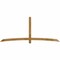Ekena Millwork Bellingham Rough Sawn Timber Gable Bracket, Western Red Cedar, 108"W x 45"H x 4"D x 4"F, 10/12 Pitch GBW108X45X0404BEL00RWR - alternate 1